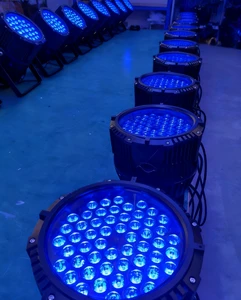 IP65 Waterproof 6000K Daylight RGBW LED Par Spotlight with Voice Control and Ra90 CRI for Theme Park Lighting