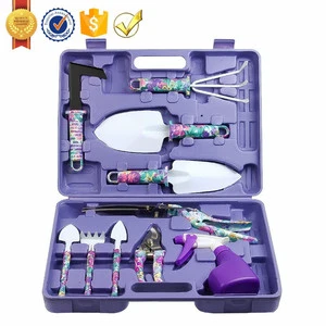 GT03A Heavy Duty Custom Garden Tool Set With Bag for Gardening, Garden Tool Set 10 Pieces, Tool Garden
