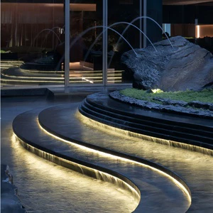 Outdoor Wal LED Strip Lamp Bridge Highlight Vertical Lighting Garden Path Light LED Strips for Swimming Pool IP68