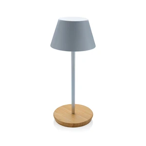 Customized Sustainable Glow Table Lamp USB-C rechargeable Recycled plastic or bamboo lamp