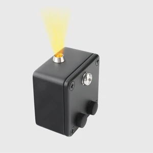 High-quality Small Portable Square Desktop Tabletop Monochromatic Lamp Light with Battery and Buttons