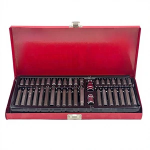 40-piece Screwdriver Set Including 15 Inner Hexagon Bits Plastic Metal Box; Socket Bit Combination; Automotive Repair Tools Made