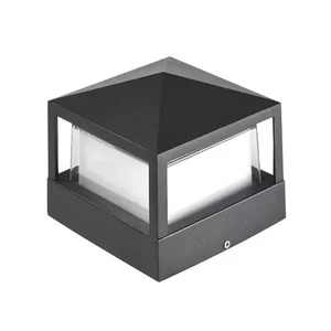 LED Pillar Post Lamp IP65 Rated Aluminum Landscape Lawn Light with Warm White for Garden Outdoor Use