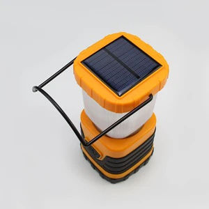 Multi Function Solar LED Cold White Camping Lantern USB Charging Long Lasting Portable Light Outdoor Tent Use Power Bank