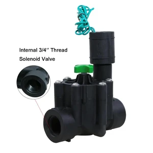 Plastic Solenoid Valve Water Media DC/AC 12V24V Low Voltage Lawn Irrigation Valves For Agriculture Landscaping Irrigation System