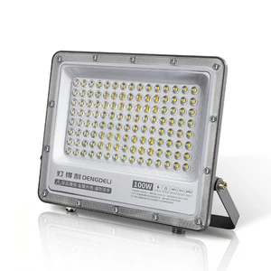 100W LED Outdoor Flood Light IP67 Waterproof Super Bright LED Flood Light for Construction Site Factory Workshop Stadium