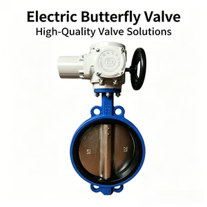 Electric butterfly Valve, Suitable for High-temperature Applications Involving Water, Gas, and Oil, Featuring a Thin-film Design