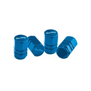 Simoni Racing Hexagonal Blue Valve Caps Model CAPS2/B