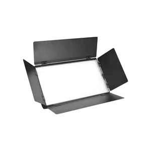 100W LED Flat Soft Beam TV Studio Lighting Equipment UV & White Emitting Spotlights with DMX Control Aluminum Lamp Body