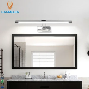 Canmeijia 15W 40/50CM Minimalist Bathroom Wall Light for Mirror Front Round LED Mirror Wall Lamp Color Bedroom Vanity