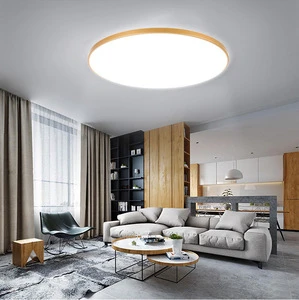 Modern and Simple Style Waterproof Acrylic and PVC Circular LED Ceiling Lamp for Bedroom Living Room and Corridor
