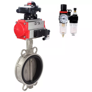 DNOVA Butterfly Valve Stainless Steel AISI 316l Compact Flanged Manual water-butterfly-valve-dnova-wbv3