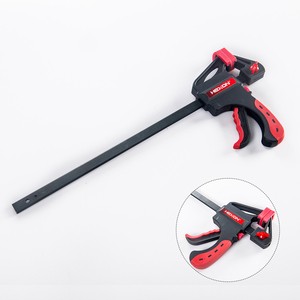 Black Finish Nylon Carpenter Table Tool Internal External Quick Release Wood Woodworking bar Clamp