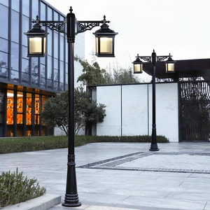 Retro Garden Lamp 220V Outdoor Waterproof Community Villa Landscape Light Lawn Light for Garden Lighting