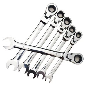 Chrome Finish DIY Carbon Steel 9mm Dual Purpose Ratchet Torque Wrench Set Customizable OEM Box Imperial Measurement Stock