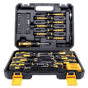 43-piece Includes Slotted Phillips Hex PozidrivTorx and Precision Screwdriver Set Magnetizer Demagnetizer Tools with Case