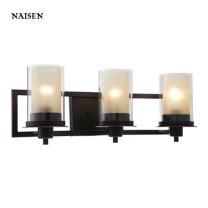Hotel Bathroom Vanity 120V Mounted Bedside Wall Lamp 3 Light