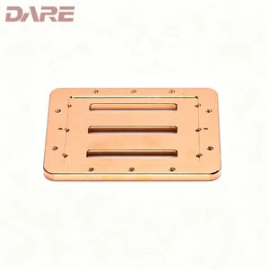 Factory Precision Motherboard Heatsink Custom C10100 Copper Thermal Interface Components Heat Spreader for Electronics Cooling