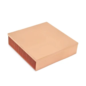 Customizable copper heat sink High-Performance Copper Heat Sink with Skived Fins for Superior Cooling