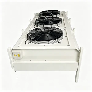Customized Flat Plate Dry Cooler With Fans And Aluminium Fin And Copper Tube Heat Exchanger