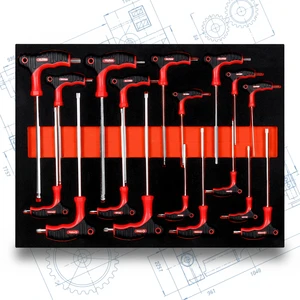 Goldenline Professional Auto Tool Set D-258 | 258-Piece CR-V Material Hard Case Box Handles | Customizable OEM/OBM Workshop Kit