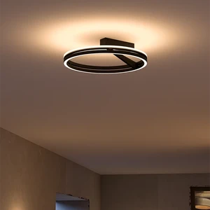 Modern Aluminum LED Ceiling Lamp for Home Office Touch Control AC 220V High CRI 90 Warm/Cool White Surface Mount