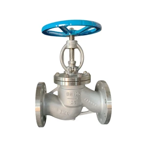 PN25 DN125 Manual Stainless Steel 316L Flanged Globe Valve for Water Control OEM