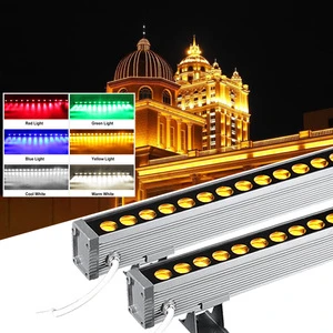 Outdoor Wall Washer LED Lighting Linear Wall Washer Light Bar Surface Mounted Wall Wash Fixture for Landscape Lighting