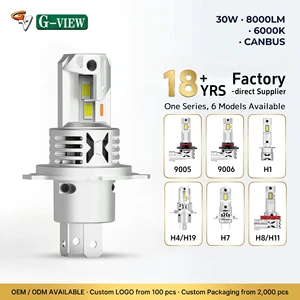 OEM Provider Custom GLD LED Headlight Bulb H4 H7 H8 Delivering 60W 8000LM Mini Size And Silent Cooling Fan For Bulk Markets