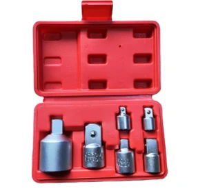 6pcs 1/2 Inch Drive Square Socket Ratchet Wrench Set Hand Tool Steel Impact Socket Repair Chrome Finish Drive Spline Tool Set