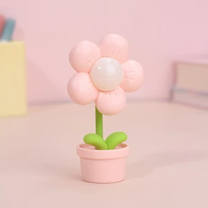 Factory LED Eye Protection Mini Small Desktop Ornament Cartoon Gift Wholesale Living Room Lamp Sleep Flower Night Light