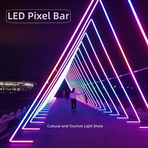Led Tube Dmx Madrix Slim Line Led Dmx Linear Light Time Tunnel Led Bar Rgb Dmx Light Tube Light