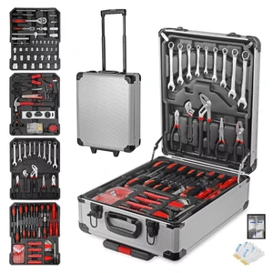 799-Piece Trolley Tool Case Set, Household Combined Hardware Repair Tools, Aluminum Multi-function Tool Box Hot Sale