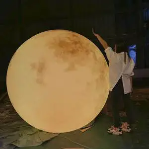 LED Plastic Extra Large Water-Resistant IP55 Moon Lamp With Remote Control & Dimmable Lawn Garden Outdoor Landscape Lighting