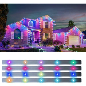 9W Smart Wifi APP Control RGB Point Light Source IP68 Waterproof DIY Pattern Building Wall Washers Outdoor Bridge Landscape Lamp