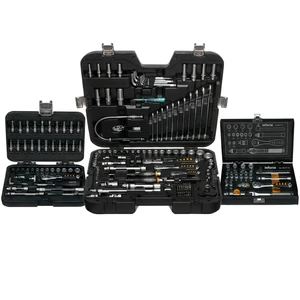 Wholesale Professional 18 46 120pcs Universal Chrome Vanadium Steel Hand Mechanic Auto Repair Workshop Kit Hex Wrench Socket Bit