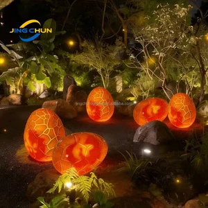 LED Waterproof Glowing Dinosaur Egg Light Landscape Floor Lamp Lawn Ball Creative Pandora Atmosphere Decorative Light