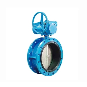 COVNA DN100 PN16 4 Inch EPDM Rubber Seat Disc 304 Flanger Type Cast Iron Handle Butterfly Valve 4 Inch Electrical Water Valve