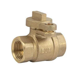 Female Thread Connection Ball Valve Body Part Brass Forging