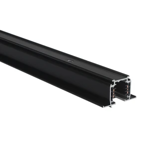 2M Black DALI LED Spotlight Track Lighting 6 Wires 3 Circuits Recessed Track with 6000K Daylight for Offices Commercial Use 220V