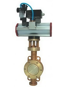 Brass Oxygen Service Butterfly Valve Clean Oxygen Pipeline Butterfly Valve