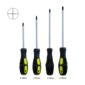 Factory Wholesale Hand Hardware Tool Custom Screw Driver Carbon Steel Flat Slotted Phillips Magnetic Screwdriver Set