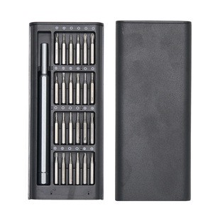 24 In 1 Magnetic Precision Screwdriver Drill Socket Bit Set Torque Hex Ratchet Repair Bit Set Phone Watch Laptop Computer