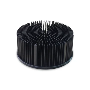 Custom COB LED Heat Sink Manufacturers Cold Forging Round Pin Fin Aluminium Heatsink for LEDs