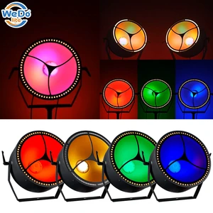 200W Retro COB LED PAR Light RGB Colorful Spotlight DMX512 Control Alloy Construction DJ Party Backlight Stage Light