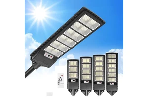 Outdoor Waterproof Ip65 Road Lamp 100W 150W 200W 250W 300W Light Control Induction Led Solar Street Lights