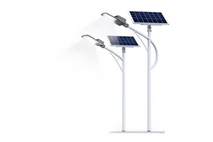 Solar IP65 Rated Aluminum LED Street Light High-Power Ultra-Bright 6-Meter High-Pole 220V for Rural Municipal Roads