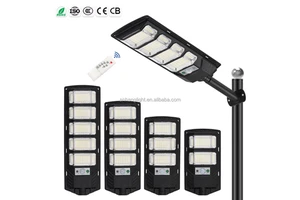 *Outdoor IP65 Waterproof Solar Streetlight All in One Solar Led Street Light Lamp 200w 300w Motion Sensor LED Solar Street Light