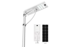 Aluminum IP65 Waterproof Integrated LED Solar Street Light Outdoor Highway Road Lamp All in One Street Light