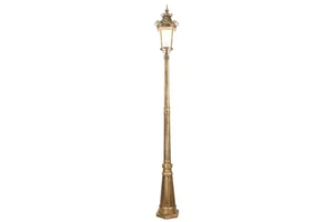 Home Lawn Courtyard Outdoor Solar Led Garden Light Villa Waterproof European Street Lamp Vintage High Pole Street Lamp